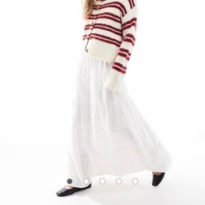 Cotton On White Maxi Skirt